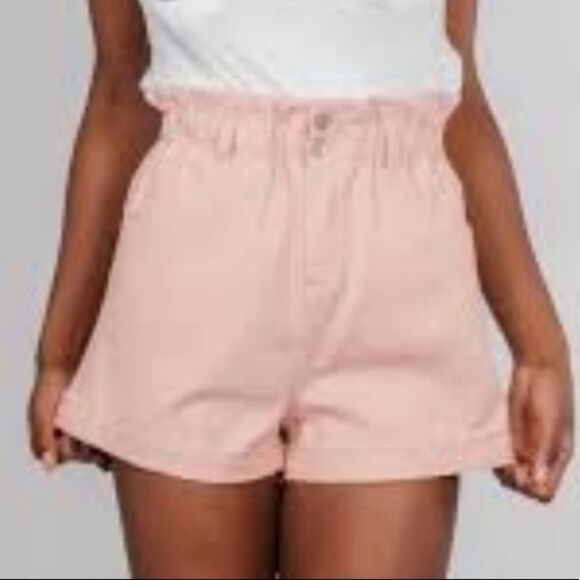 Bluenotes Paperbag Mom Short Womens Size XS Pink - Picture 7 of 9